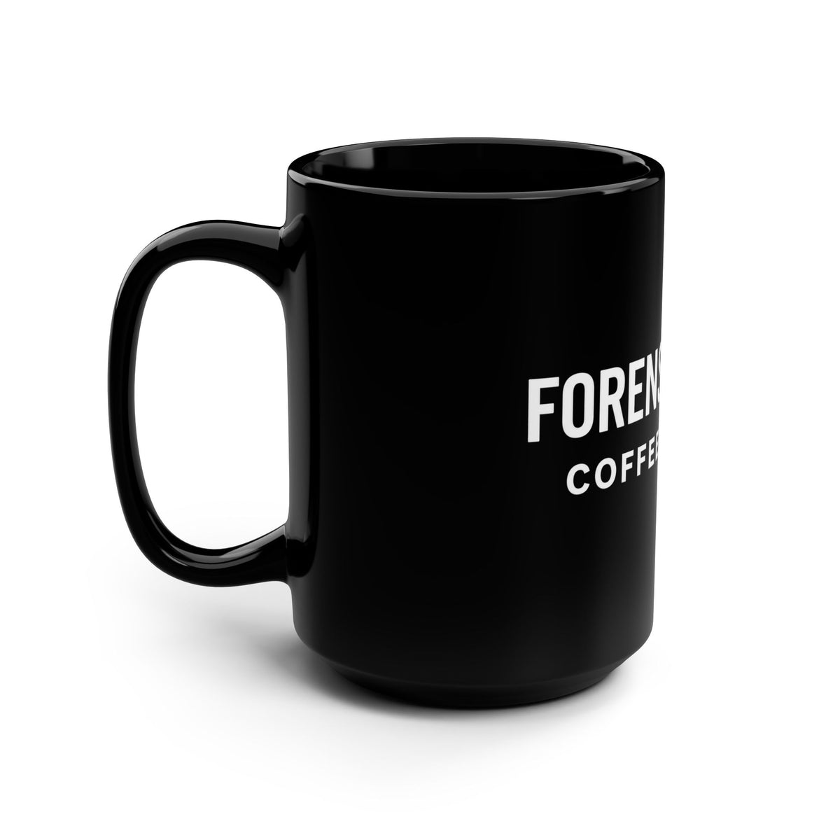 Forensic Brew Coffee Company 15oz Black Mug