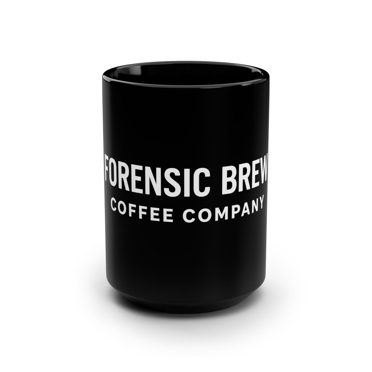 Forensic Brew Coffee Company 15oz Black Mug